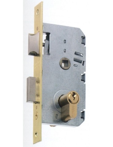 CERRADURA  EMBUTIR  F/  LATONADO  45  MM  2501-245AN311