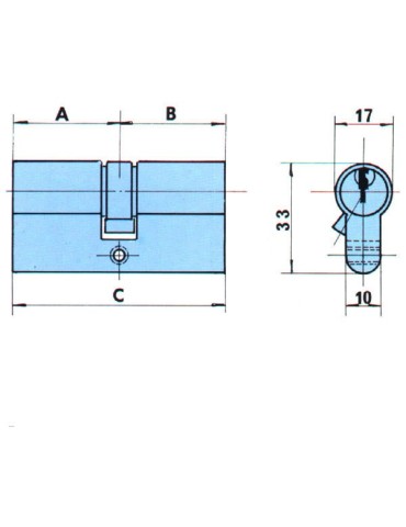 BOMBILLO  LATON  0300  LC  30X30  MM  C02  3030L