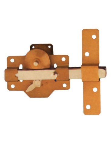 CERROJO  SEGURIDAD  ORO  C/PALANC  105X170  MM  2-5351