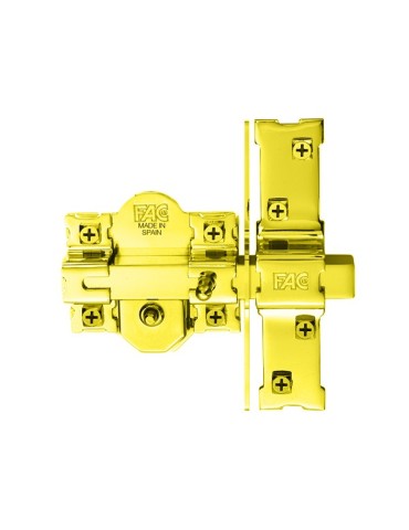 CERROJO  UVE  DORADO  80  946LP  -  01241