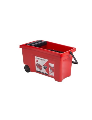 CUBETA  PLASTICO  RODILLOS  RUEDA  -  21998