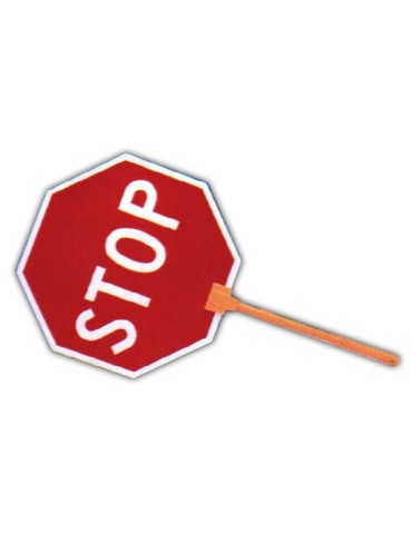 SEÃAL  OBRA  STOP/PASO  M/ALUMIN  -  0577