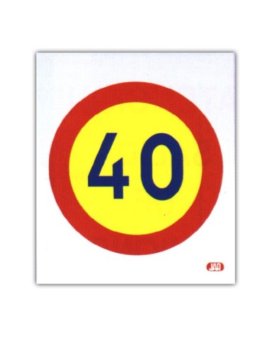 SEÃAL  OBRA  PLASTICO  40KMH  75X66  CM  0406