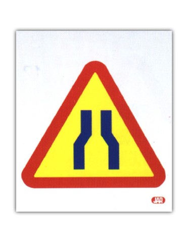 SEÃAL  OBRA  PLASTICO  ESTRECHAM  75X66  CM  0408