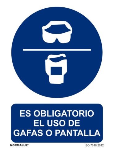 USO  OBLIGATORIO  GAFA  /PANTALLA  200X300  MM  RD20618