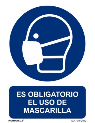 USO  OBLIGATORIO  DE  MASCARILLA  200X300  MM  RD20626