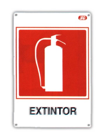 SEÃAL  FIJA  EXTINTOR  40X30  CM  0201