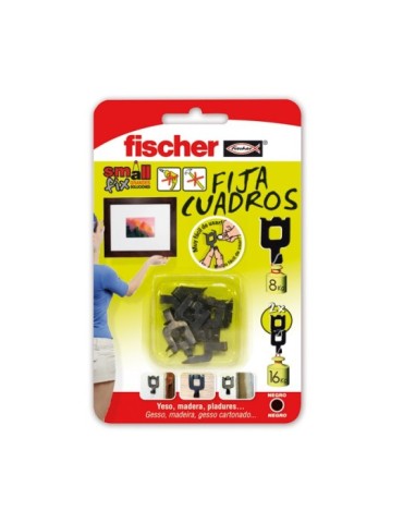 CUELGACUADRO  SIN  CLAVOS  8  PZS  8  KG  518168  NEGRO