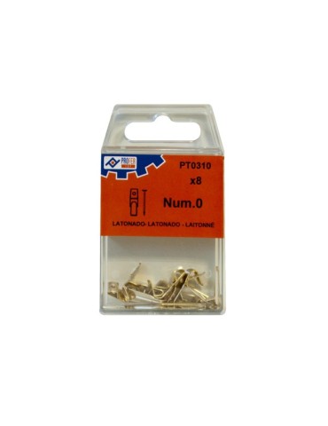 GANCHO  CUELGACUADRO  LATON  C/8  N.0  48339-PT0310