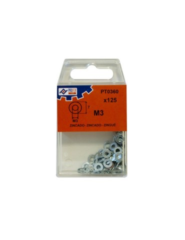 ARANDELA  PLANA  ZN  C/125  PZS  M  3  48389-PT0360