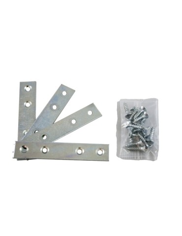 PLACA  RECTA  UNION  ZN  BL.4  PZS  40X15  MM  PT0667