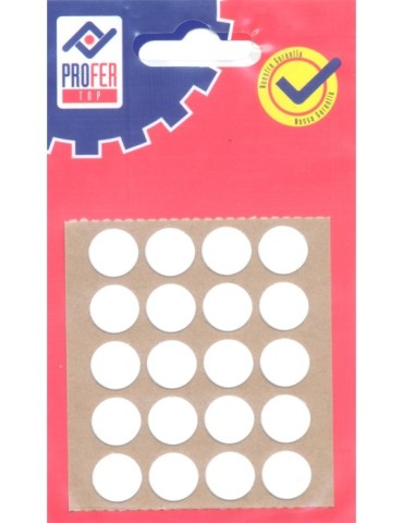 TAPON  ADHESIVO  BLANCO  BL  20  PZ  13  MM  PT0711
