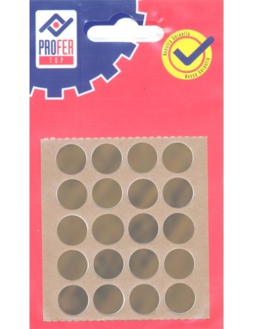 TAPON  ADHESIVO  NOGAL  BL  20  PZ  13  MM  PT0717