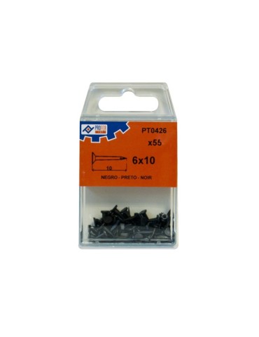 TACHUELA  NEGRA  C/55  PZS  6X10  48455-PT0426