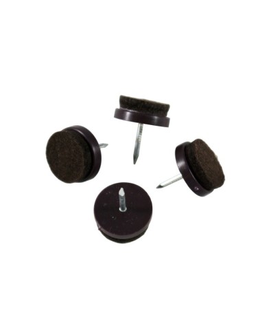 DESLIZANTE  FIELTRO  MARRON  17  MM  PT0621