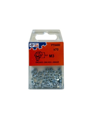 TUERCA  EXAGONAL  DIN934  ZN  C/18  M  6  48512-PT0483