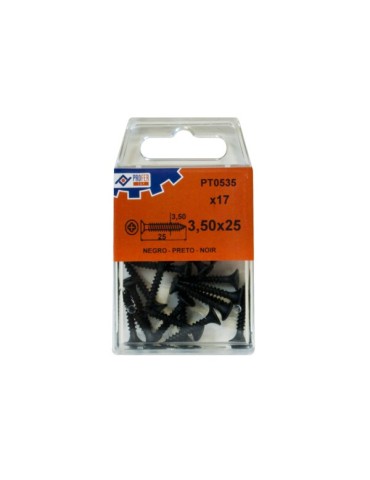 TIRAFONDO  PLADUR  NEGRO  C/15  3,5X35  MM  48565-PT0536