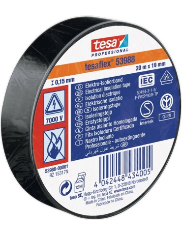 CINTA  AISLANTE  NEGRA  20  MX19  MM  53988-00001-00