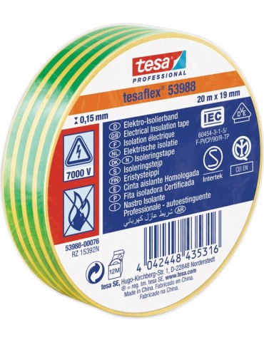 CINTA  AISLANTE  BICOLOR  20  MX19  MM  53988-00076-00