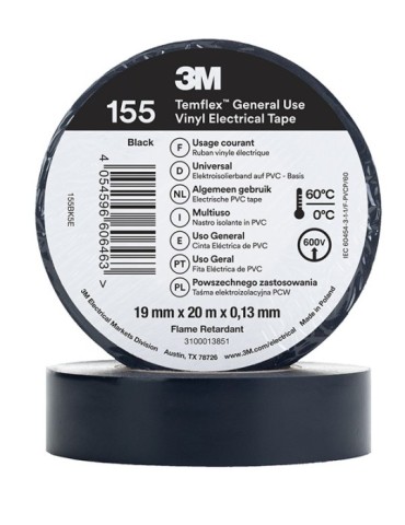 CINTA  AISLANTE  MARRON  20  MX19  MM  TEMFLEX  155