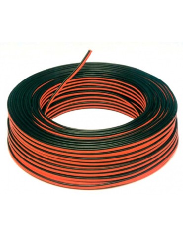 CABLE  PARALE  BC/GRI  POL  100MT  2X0,75  MM  USO  AUDIO