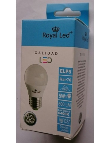 LAMPARA  LED  ESFERICA  E-14  F  600lm  6  W  110947