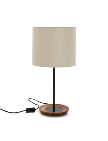 LAMPARA  MESA  AGUSTINE  E27  60W  28X28X55CM  21280025