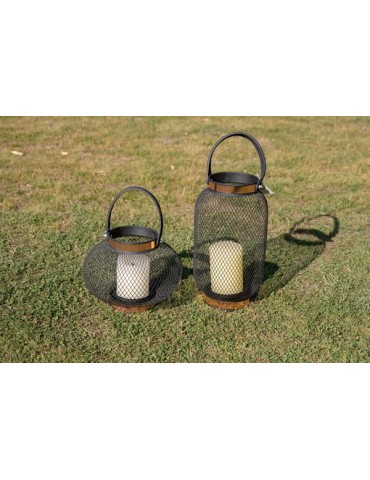 FAROLILLO  COBRE  OVALADO  21X21X16CM  C2-0061