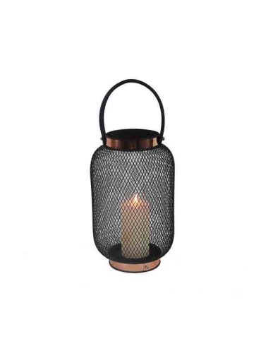 FAROLILLO  COBRE  CILINDRICO  16X16X26CM  C2-0062