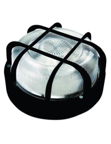 APLIQUE  PARED  REDONDO  NEGR  E27  100  W  4411G