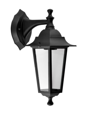 APLIQUE  EXTERIOR  DESCEN  NEG  ESTRECHO  60W  E27  C2-0089