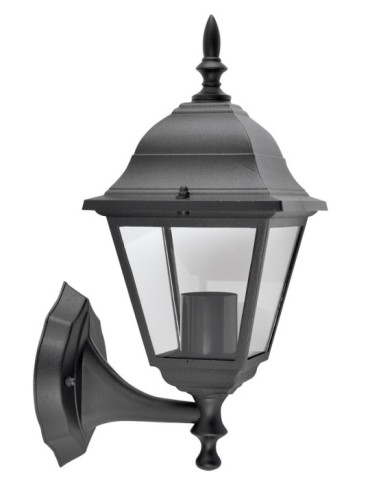 APLIQUE  EXTERIOR  ASCEN  NEG  60W  E27  PG0807