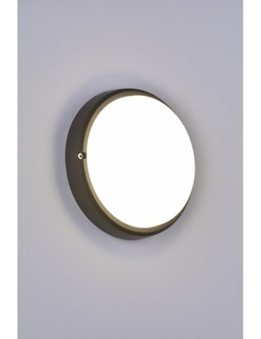 APLIQUE  EXTERIOR  LED  1150LM  4000K  BOSTON  NEG  18  W  653701