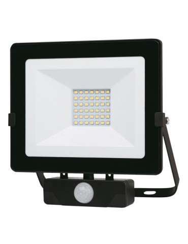 FOCO  LED  NEGRO  IP65  C/SENSOR  10  W  PT1679