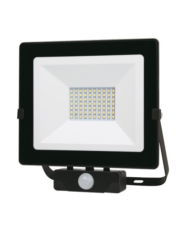 FOCO  LED  NEGRO  IP65  C/SENSOR  50  W  PT1685