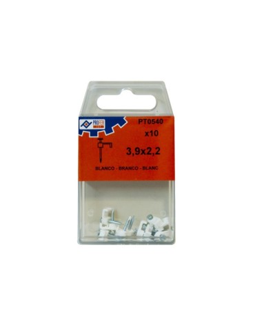 GRAPA  PLASTICO  BLANCO  N.5  C/9  -  48573-PT0544