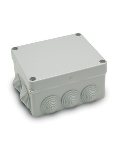 CAJA  ESTANCA  CUADRADA  CON  CONOS  78X78X50MM  3026