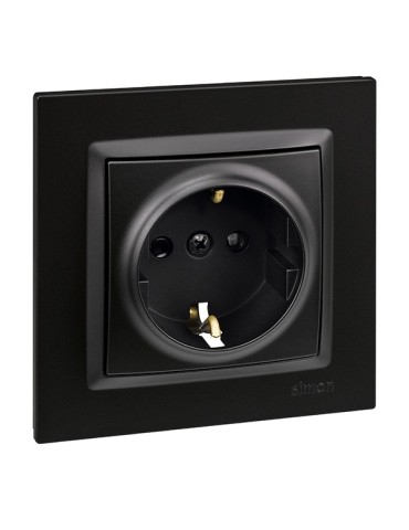 ENCHUFE  SCHUKO  NEGRO  -  F1090443038