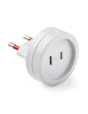 ADAPTADOR  EUROPEO  AMERICANO  6A-250V  1416