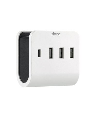 CARGADOR  RED  4  USB  3A+1C  4,8A  24W  C/SOPORTE  -  CL610304