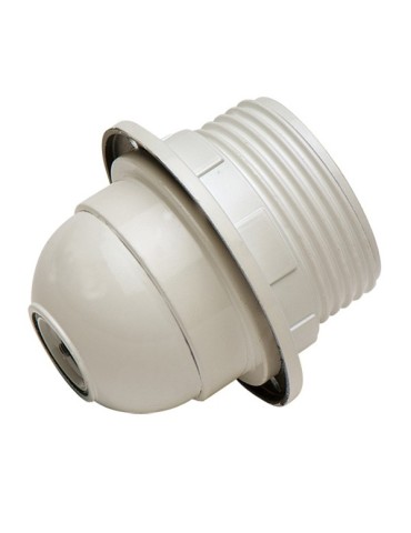 PORTALAMPARAS  ROSCADO  E27  BLA  -  166  B