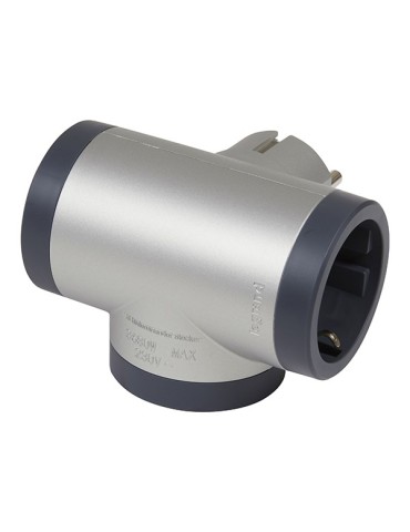 ADAPTADOR  ESTÃNDAR  3X2P+T  LATERAL  ALUMINIO  16  A  694523