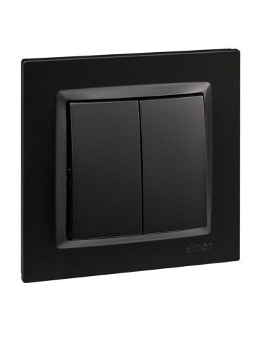 DOBLE  CONMUTADOR  NEGRO  -  F1090397038