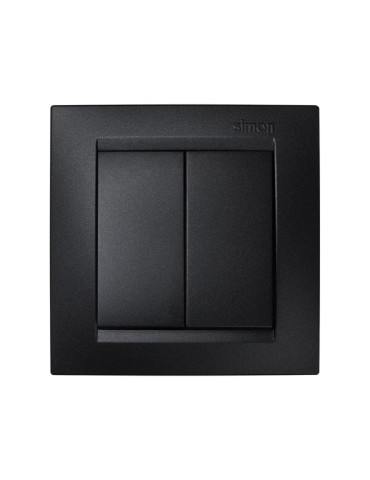 DOBLE  CONMUTADOR  GRAFITO  -  F1590397038