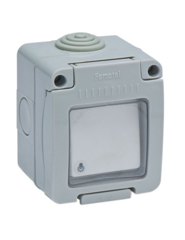 PULSADOR  LUZ  SUPERFICIE  ESTANCO  IP55  10  AMP  19039