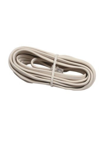 CABLE  TELEFONIA  M-M  LISO  MARFIL  4  M  TL0073E