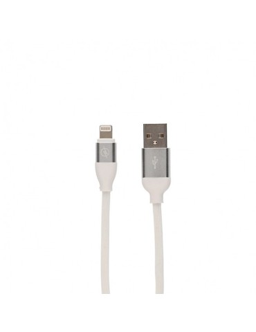 CABLE  DATOS  USB  A  LIGHTNING  IPHONE  2A  BLANCO  1  M  BXCUB22L02
