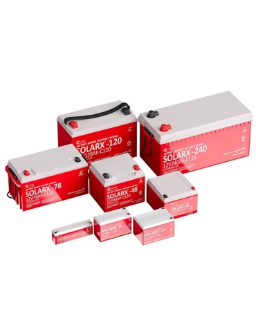 BATERIA  SOLAR  14AH-12V  -  SOLARX  14