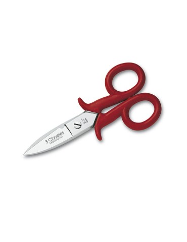 TIJERA  ELECTRICISTA  ROJA  5,5''  160