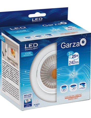 FOCO  LED  LAMP  INT  EMPO  RED  BCO  3  W  400757